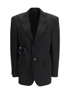Balenciaga Barathea wool tailored Jacket - Black