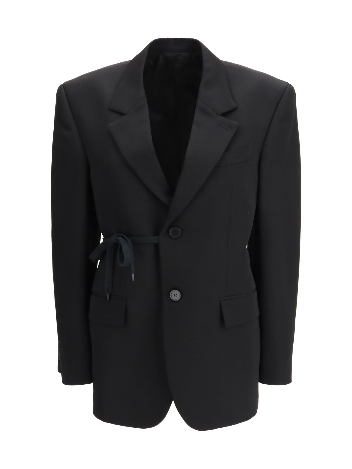 Balenciaga Barathea wool tailored Jacket - Black