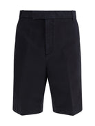 Thom Browne Typewriter Cloth Utility Chino Shorts - Navy