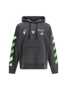 Off-White Bacco Arrow Skate Hooded Sweatshirt - Garment Dyed + Fad