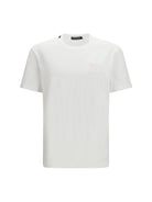 Dolce & Gabbana Cotton T-shirt with patch - White Ottico
