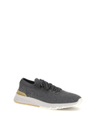 Brunello Cucinelli Cotton Sneakers - Inverno+Lavagna+Gr.Chiaro/Panama/Ambra