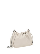 Brunello Cucinelli Bucket Mellow mini Shoulder Bag - Ivory