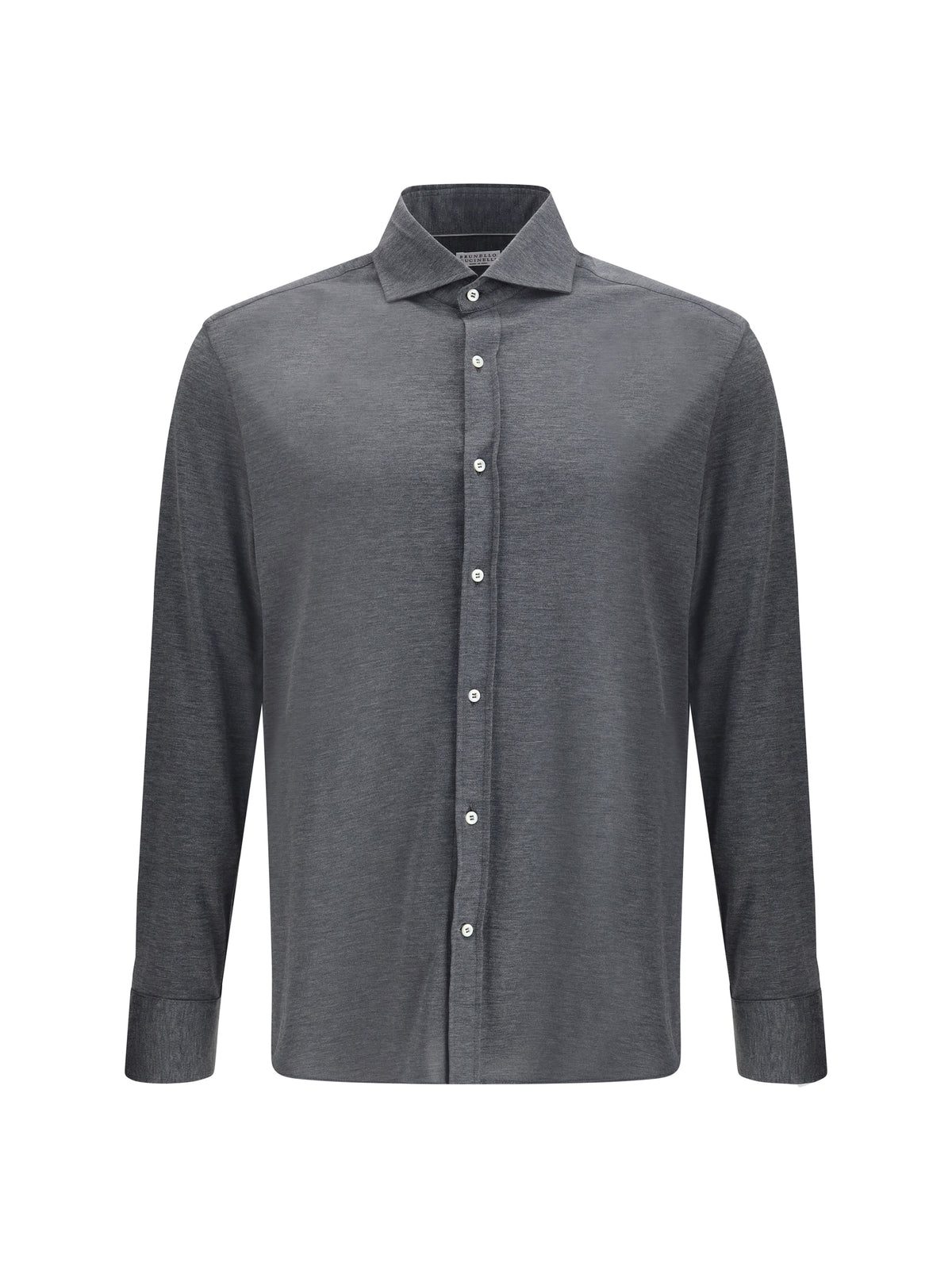 Brunello Cucinelli Silk Shirt - Dark Grey