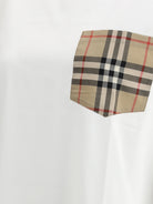 Burberry Archive Check pocket T-shirt - White