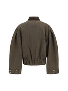 Ganni Lightweight wool Bomber Jacket - Canteen
