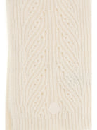 Moncler Tricot alpaca and cashmere-blend Scarf - Natural