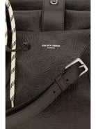 Golden Goose Vita Medium leather Travel Bag - Mahogany