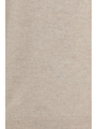 Aragona Cashmere Crewneck Sweater in cashmere and linen - Beige