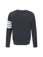 Thom Browne Virgin wool Sweater - Dark Grey