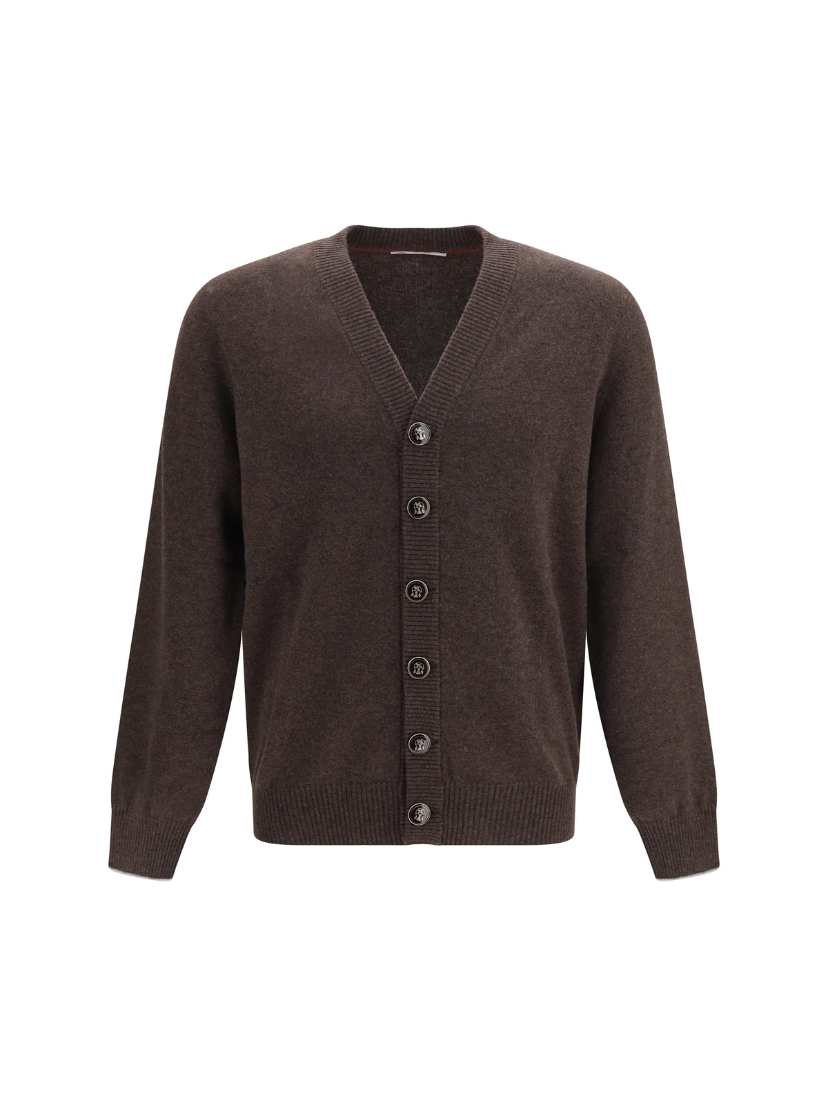 Brunello Cucinelli Cashmere Cardigan - Moro+Grigio Light