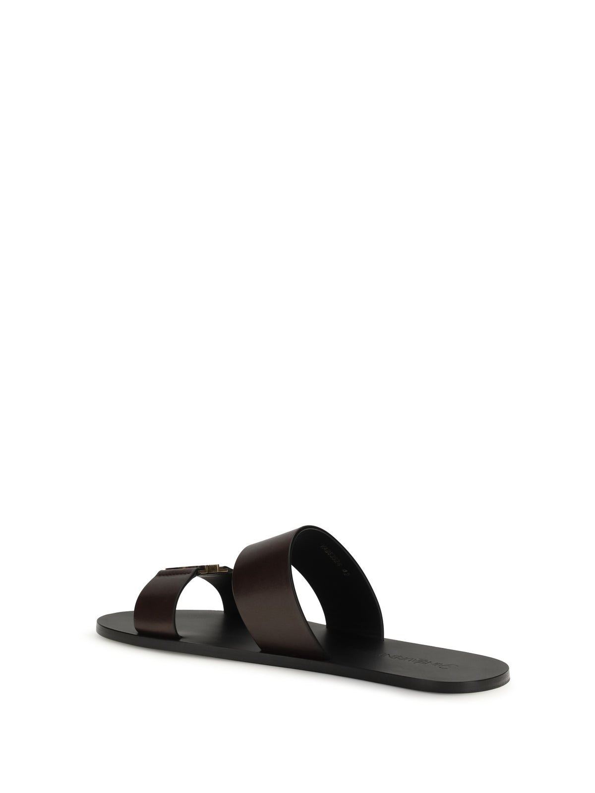 Saint Laurent Babylone Sandals - Coffee
