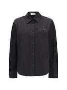 Miu Miu Stretch poplin Shirt - Black