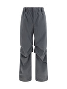 Laminar Ruched corduroy Pants - Grey Medium