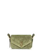 Saint Laurent Small LouLou matelassé suede Shoulder Bag