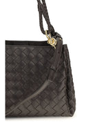 Bottega Veneta Intrecciato Shoulder Bag - Fondant-M Brass