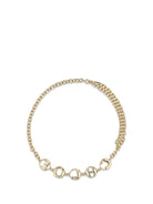 Chloé Script Jewel Belt - Vintage Gold