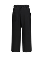 Y-3 Wool straight-leg Pants - Black