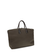 Saint Laurent Oversized Bowling Travel Bag - Deep Leaf/Choco No