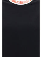 Versace T-shirt with greca details - Black