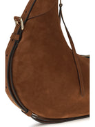 Moschino Medium Handle Me Hobo Shoulder Bag - Coffee