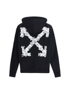 Off-White Heraldic Treshold Arrows Skate Hoodie - Black
