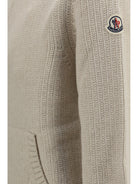 Moncler Wool and cashmere high-neck Sweater - Stone