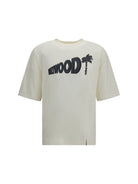 Palm Angels Sunset Blvd Palm T-shirt - Off White - Black