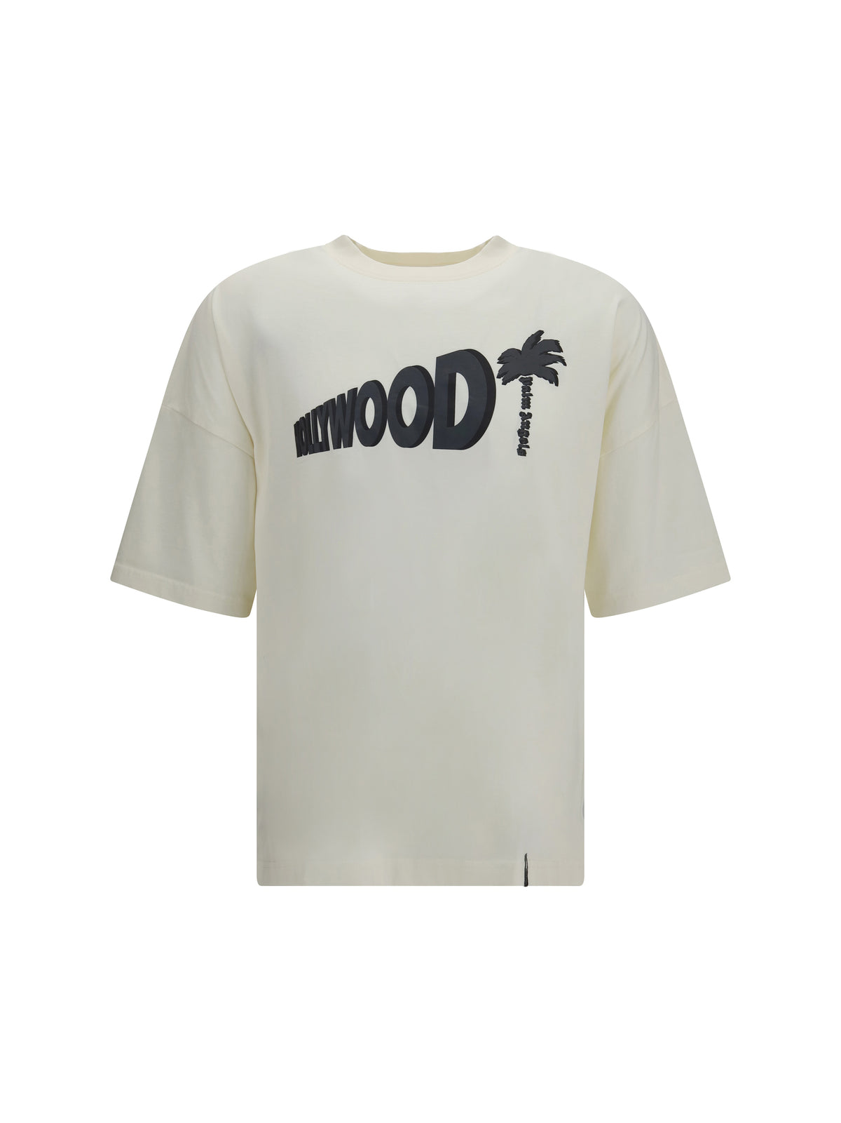 Palm Angels Sunset Blvd Palm T-shirt - Off White - Black