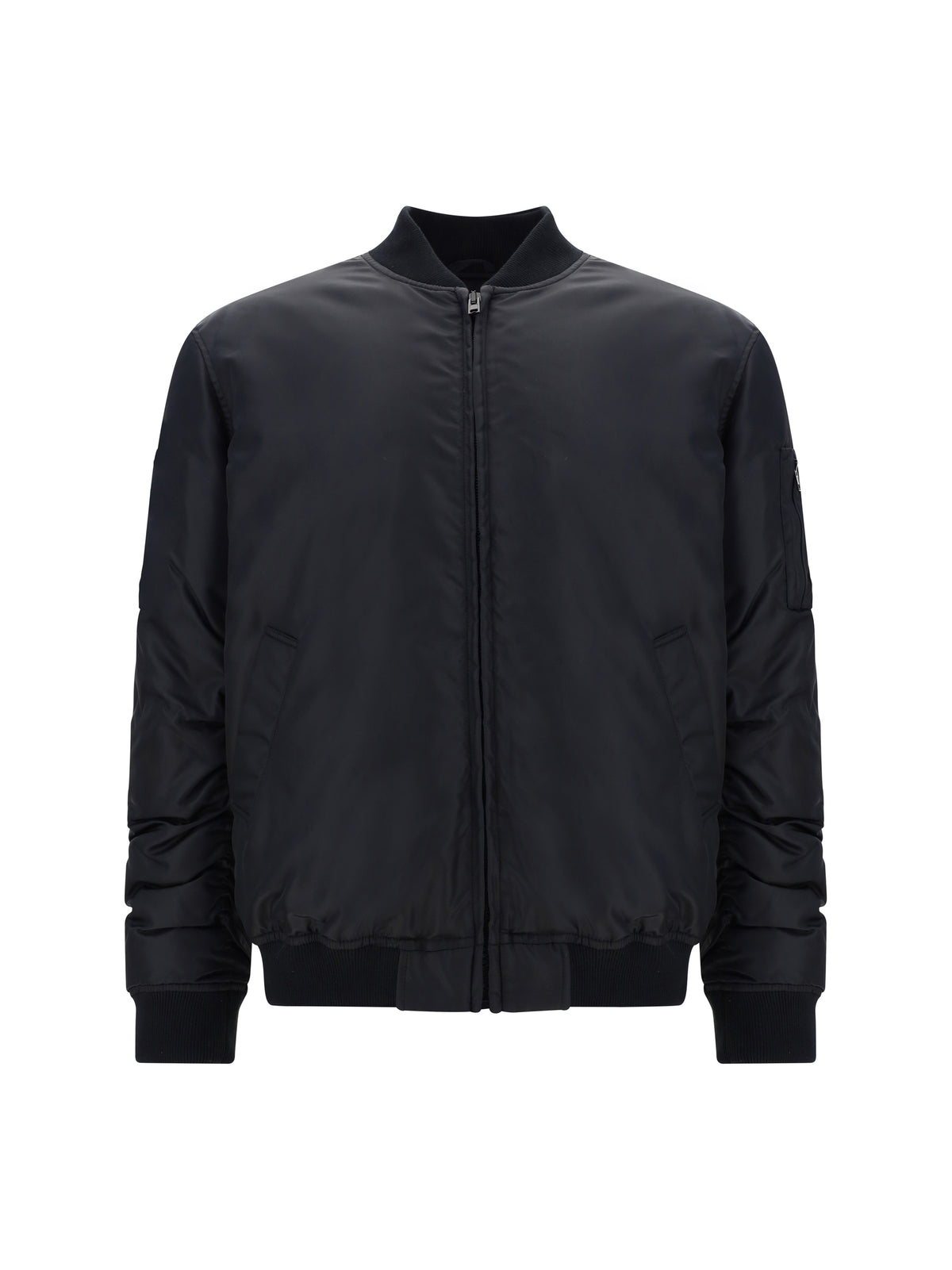 Moschino Zip-Up Bomber Jacket - Multi Black  555