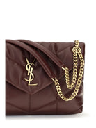 Saint Laurent Puffer Toy Shoulder Bag - Lt Hot Wine