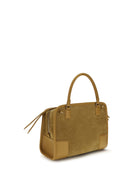 Loewe Medium Amazona 180 suede Handbag - Ochre