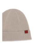 Kiton Wool Beanie Hat - Beige