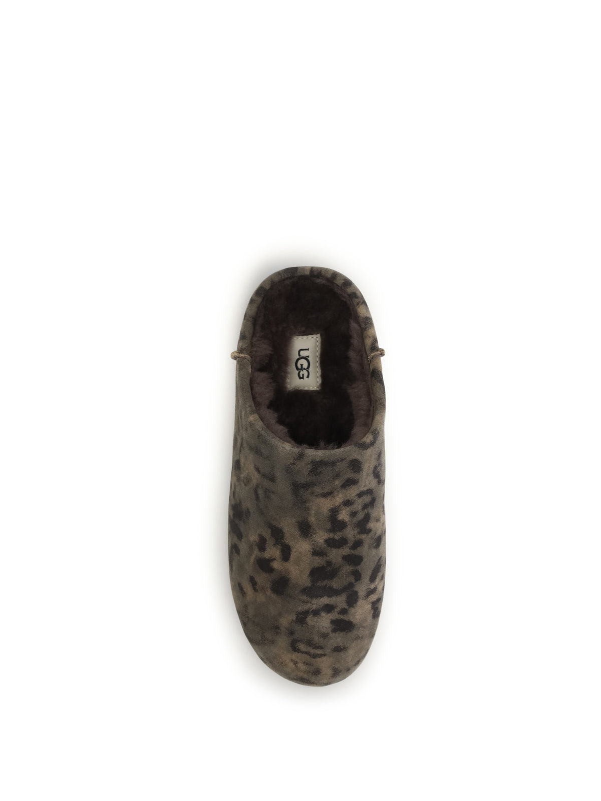 UGG Elea Spotted Slip-on Mules - Chestnut