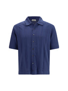Piacenza Cashmere Cotton Polo - Blue Indaco