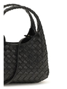 Bottega Veneta Baby Campana leather Handbag - Black-M Brass