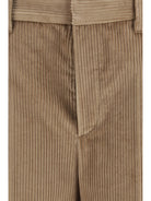 Brunello Cucinelli Cotton velvet Pants - Cappuccino
