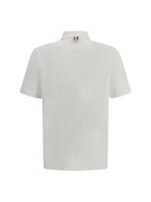 Thom Browne Polo whit iconic bands - White