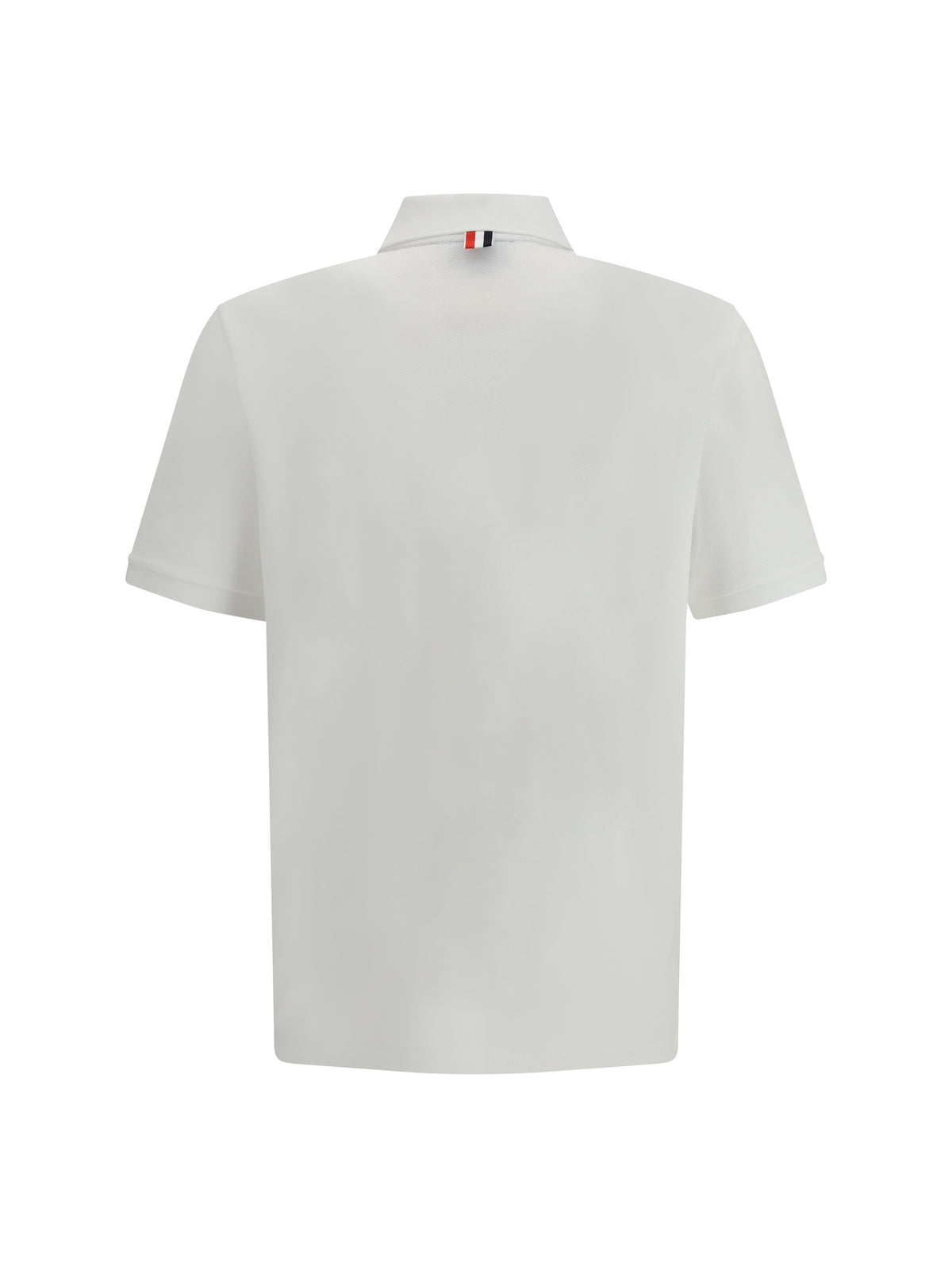 Thom Browne Polo whit iconic bands - White