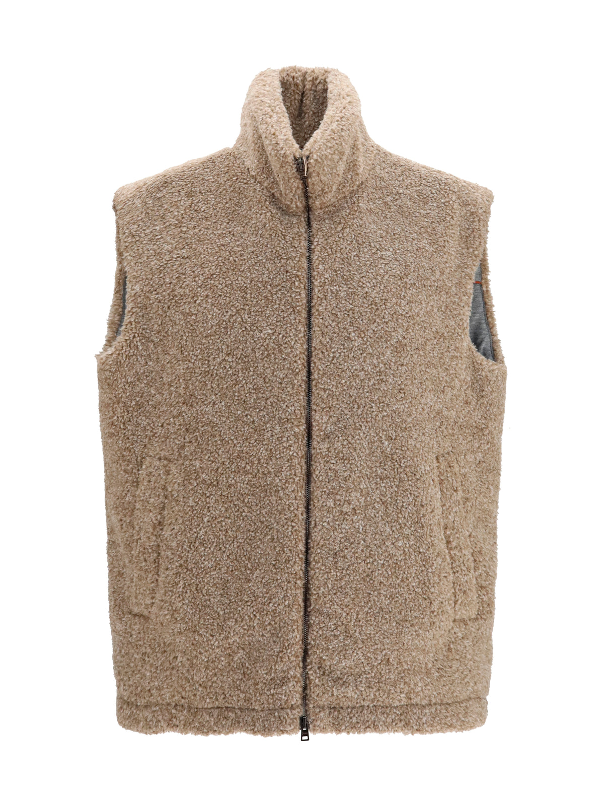 Herno Sleeveless Vest - Tortora Light