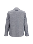 Zegna Crossover Shirt Jacket in linen wool and silk - 054