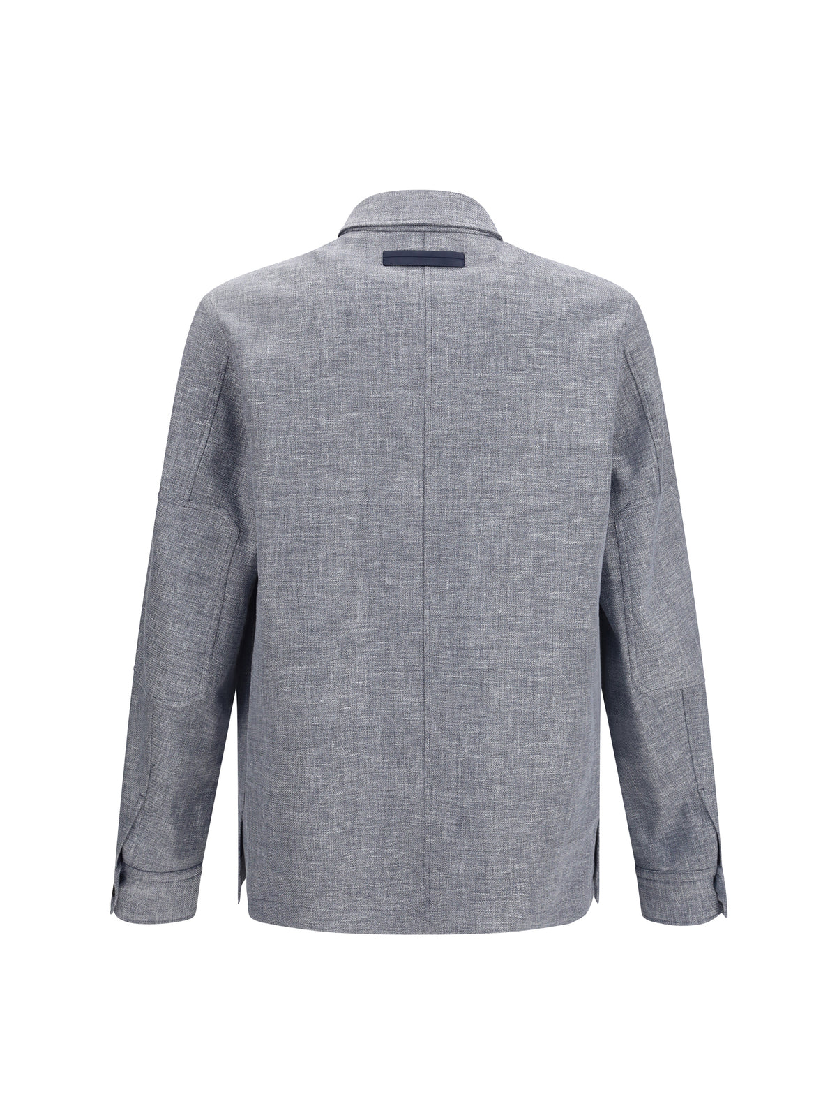 Zegna Crossover Shirt Jacket in linen wool and silk - 054