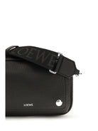 Loewe Small Pebble Messenger Shoulder Bag - Black