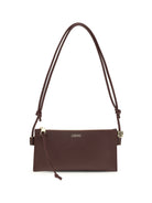 Loewe Joya Clutch Bag in calfskin - Dark Burgundy