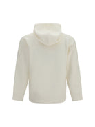 C.P. Company Lambswool Hooded Sweater - Gauze White