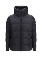 Herno Quilted Hooded Puffer Jacket - Black