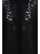 Fendi Georgette Shirt - Black