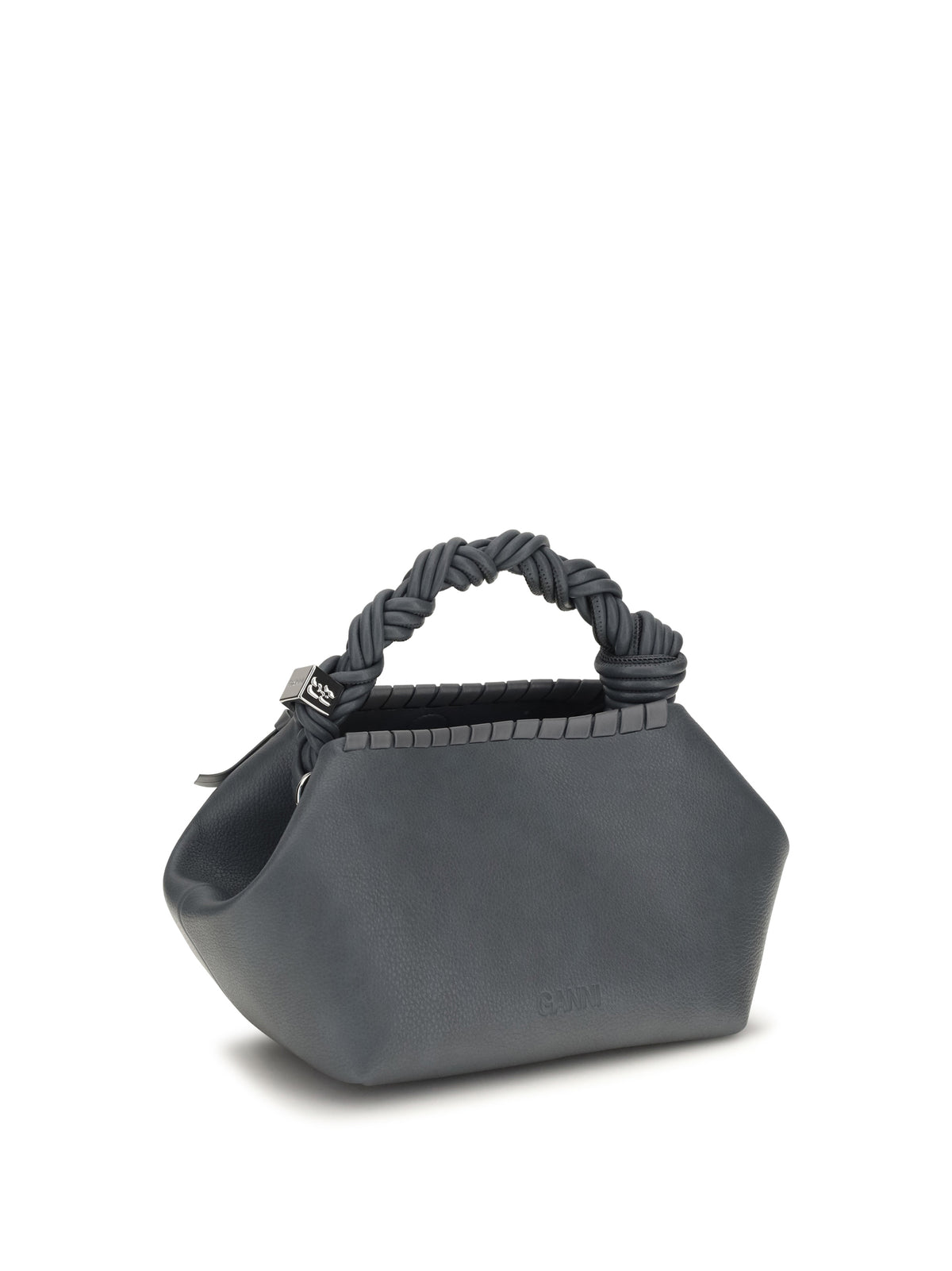 Ganni Small Bou woven Handbag - Quiet Shade