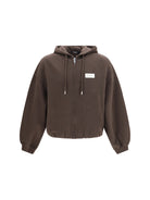 Jacquemus Le Montaigne Hooded Sweatshirt - Dark Brown 1