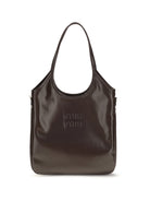 Miu Miu Ivy leather Shoulder Bag - Moro